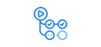 Acciones de GitHub Logotipo de GitHub Actions
